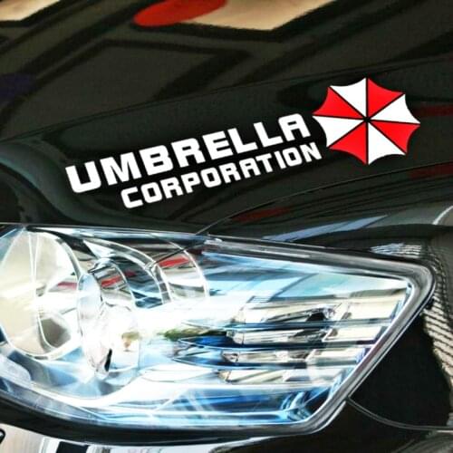 Volkrays 2 X Umbrella Corporation Reflective Car Sticker & Decal Funny Accessories for Toyota Ford Focus Chevrolet Volkswagen