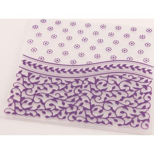 2020 New Vine Leaves Flower Plastic Embossing Folder Stencil Template Scrapbooking DIY Paper Crafts Photo Album Home Decoration