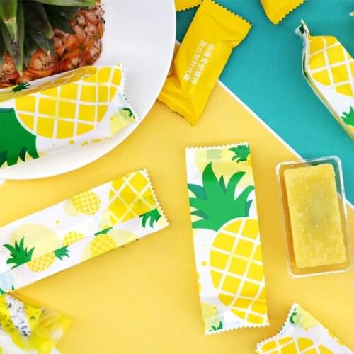 50pcs Pineapple Crisp Packaging Bag Food Baking Machine Sealing Bag Moon Cake Biscuit Candy Packaging Bag Christmas Decoration