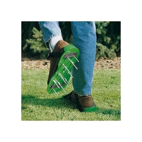 Lawn Grass Sod Aerator Spike Strap Shoes Sandal Revitalizing Loosening Equipment Garden Yard Morning Exercise Walking Tool