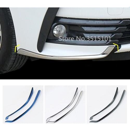 Car Front Head Side Bumper Corner Protection Trim Frame Stainless Steel 2pcs For Toyota Corolla Altis 2017 2018 2019