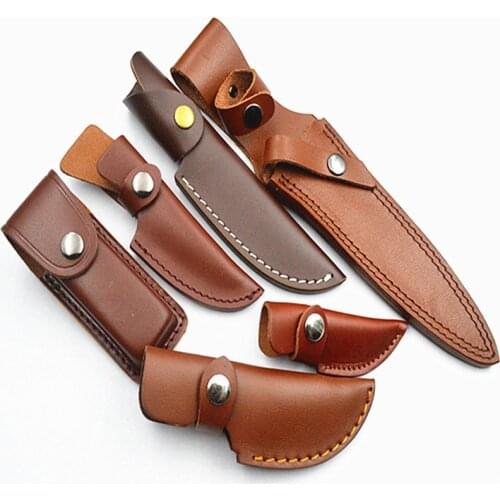 9 design Cowhide leaher case of Knife sheath, scabbard Folding knife Straight knife Pocket knife cover