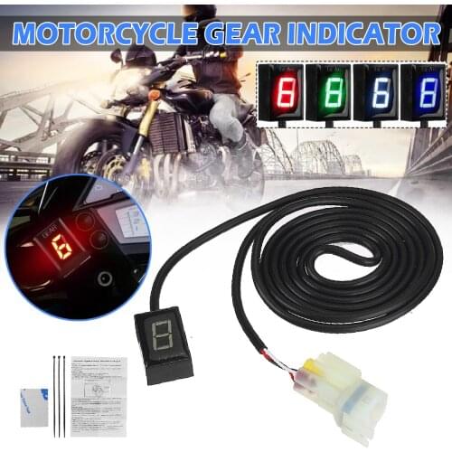 Motorcycle Ecu is directly installed with 1-6 speed gear display, which is Kawasaki ER6N Z1000SX Ninja 300 Z1000 Z800 Z750 versy