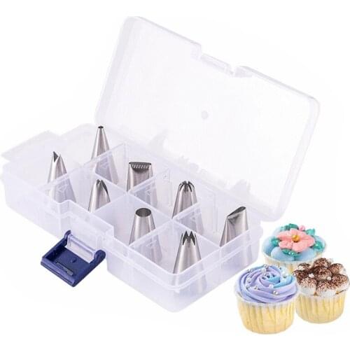 Stainless Steel Piping Nozzles Flower Cream Pastry Tips Nozzles Bakeware Cake Decorating Tools Kitchen Accessories Gadgets