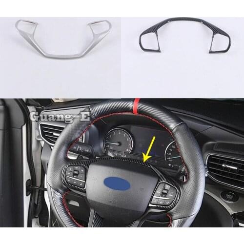 Car Body Styling Cover Steering Wheel Interior Kit Switch Trim Lamp Frame Parts Stick 1pcs For Ford Explorer U625 2019 2020 2021