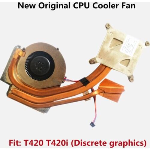 New Original Heatsink CPU Cooler Cooling Fan for Lenovo ThinkPad T420 T420i SWG Discrete Graphics 04W0408 04W0410
