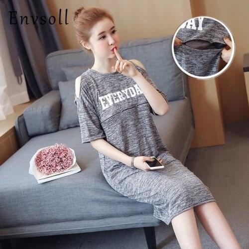Summer Breastfeeding Clothes Maternity Clothes For Pregnant Women Lactation Pregnancy Nursing Dress Maternity Dresses Vestidos