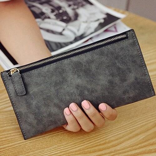 New Women Ladies Wallet PU Leather Wallet Card Holder Phone Bag Case Long Purse Evening Handbag Fashion Pretty