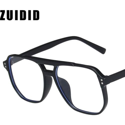 Retro Brand Design Womens Glasses Frame Blue Light Blocking Eyeglasses Men Computer Gaming Big Spectacles Myopia Eyewear frame