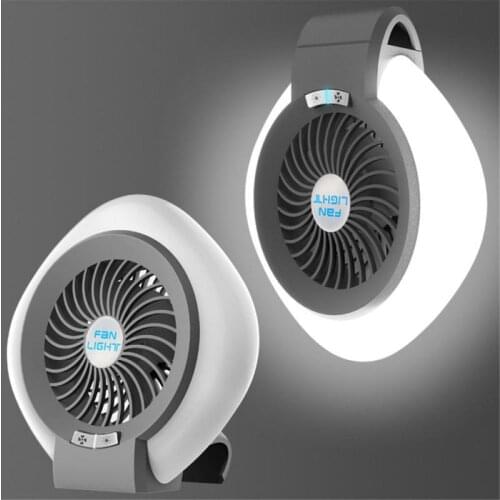 Outdoor Camping Lamp Multifunctional Tent Fan Rechargeable Camping Lamp Night Market Booth Lamp Outdoor Cooling Fan Lamp Hot