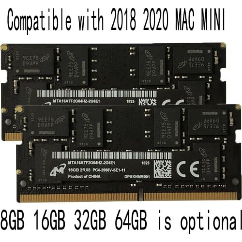 2020 2018 Apple Mac mini memory Ram 8GB 16GB 32GB DDR4 2667 2666MHZ