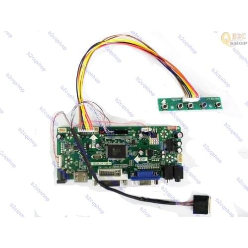 LCD Controller Driver Board Lvds Inverter Kit - Turn 8.9" 1024X600 Panel A089SW01 V0 PC Monitor HDMI-compatible+DVI+VGA+Audio