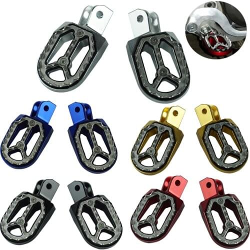 CNC Motorcycle Foot Pegs Footrests Footpegs Foot Rests For KTM Husqvarna 85cc-530cc Motocross Foot Pedals Accessories