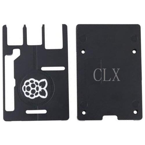 Raspberry Pi 3 Model B+ Case Black CNC Aluminum Case Ultra-thin Metal Shell for RPI 3 Model B plus Enclosure