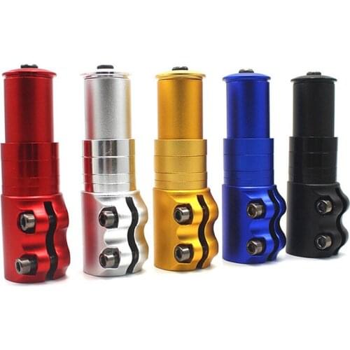 Bike Fork Stem Extender Adjustable Handlebar Riser Aluminum Alloy Fork Stem Adapter for Mountain Bike Folding Bike jlrr