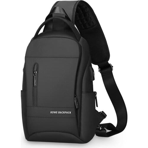 Water Repellent Shoulder Bag Multifunction Crossbody Bags Men Usb Charging Chest Pack Short Trip Messengers Chest Bag