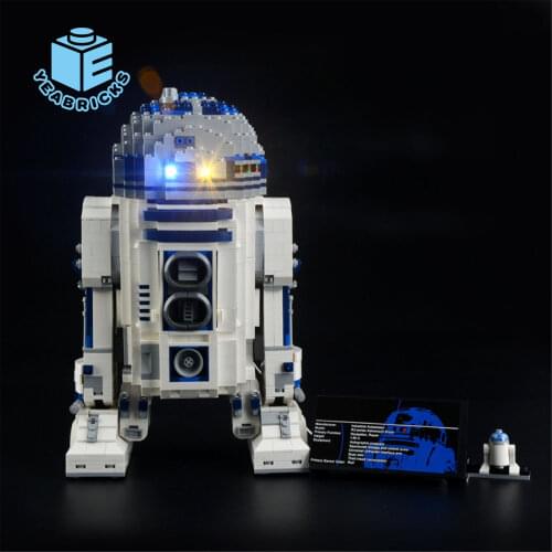 MTELE Led Light Up Kit For Star War R2-D2 Building Blocks Compatible With 10225 (NOT Include The Model)