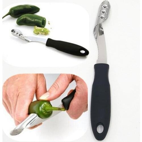 1PC Best Of Barbecue Stainless Chili Tomato Pepper Corer Jalapeno Corer Pepper Corer Kitchen Cooking Tools