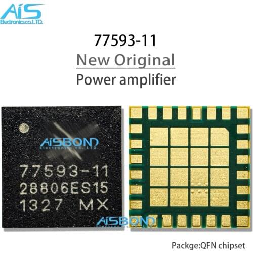 2pcs/lot 77593-11 PA IC For Mobile phone Power Amplifier IC SKY77593-11 Signal Module Chip