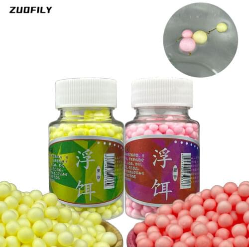 4-6/7-9mm Floats Ball Beads Beans Carp Bait Fruity Smelly Fishing Lure Sweet Smell Floating Bottom Hair Rig Popup Fishing Baits