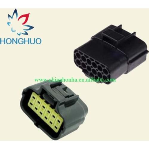 50sets 174661-2 184058-1 174663-2 12 pin for tyco male and female TE waterproof automotive sensor connector