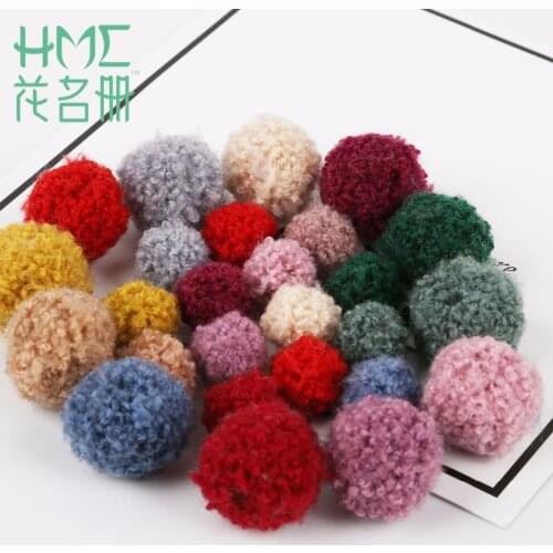 50pcs 20pcs 10pcs Pompom 15mm 20mm Soft Pompones Fluffy Plush Crafts DIY Pom Poms Ball Furball Home Decor Sewing Supplies