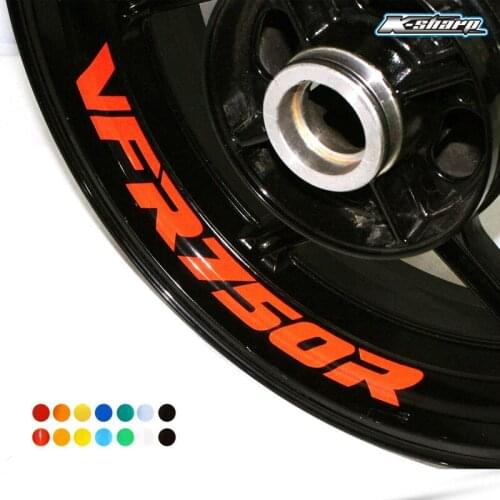 8 X CUSTOM INNER RIM DECALS WHEEL Reflective STICKERS STRIPES FIT HONDA VFR 750R