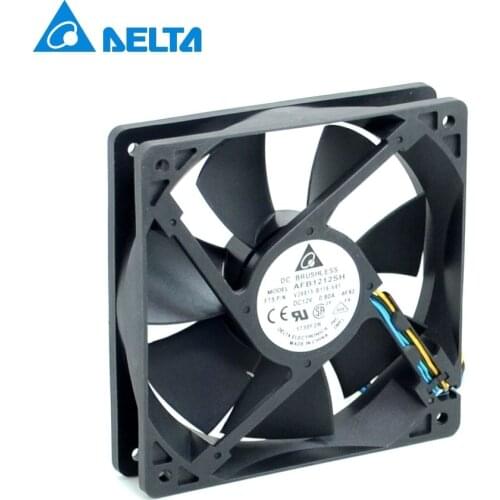 AFB1212SH 12CM 120MM 1225 12025 12*12*2.5CM 12V 0.80A Cooling Fan Good Quality