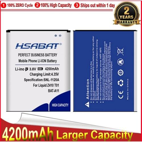 Top Brand 4200mAh BAT-A11 Battery For Acer Liquid Z410 T01 Z330 Battery