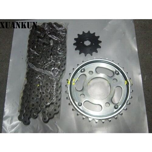 XUANKUN Motorcycle Accessories QJ250-3 Sets of Chain / CA250 JC250-6 Chain, Dental Plate