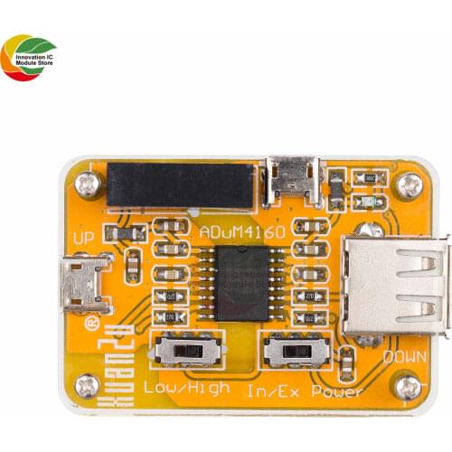 Adum4160 Usb Isolator low/high Speed Usb Charging Module Digital Signal Audio Power USB to USB Isolator 1500V For Arduino