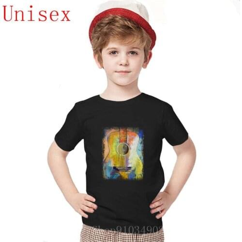 Cosie GUITAR MELODIES children clothes boys 2020 Newest T-shirt VALENTINE DAY Gift Tshirt 100% Cotton Band Streetwear Hip Hop