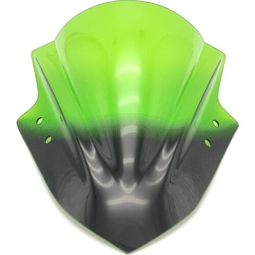 Green Motorcycle For Kawasaki Ninja 300 Ninja300 Windshield Spoiler High Quality Wind Deflectore Visor Windscreen