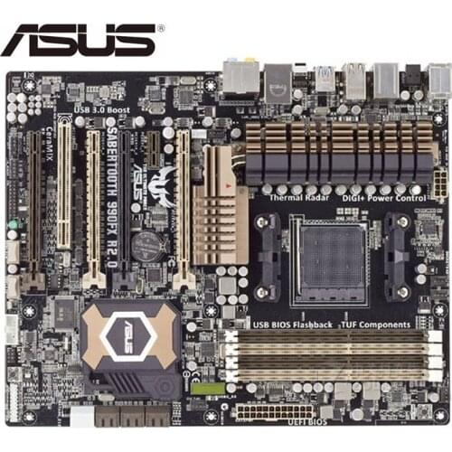 For ASUS SABERTOOTH 990FX R2. original motherboard 0 Socket AM3+ DDR3 32GB 990FX used Desktop motherboard