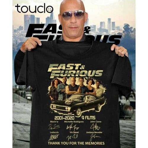 Fast and Furious 2001-2020 Thank You For The Memories Unisex Gift T-shirt