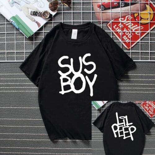 LIL Peep T shirt X Sus boy Cry Baby Exit Life Hip Hop Unisex T-Shirts New Summer Streetwear Camisetas Top Cotton T-Shirt Men