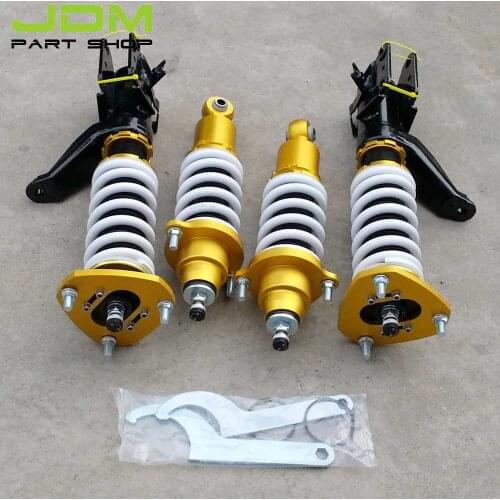 Coilover Suspension Kit 32 Step level Mono Tube Shock Damper Ride for 01-05 HONDA Civic EM2 ES1 EP3 EU