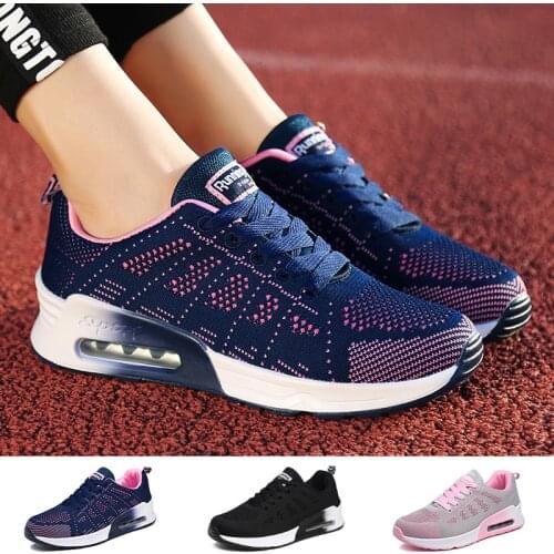 Woman Shoes Air Cushion Mesh Sneakers Breathable Casual Fashion Sports Shoes Fashion All Matching Female