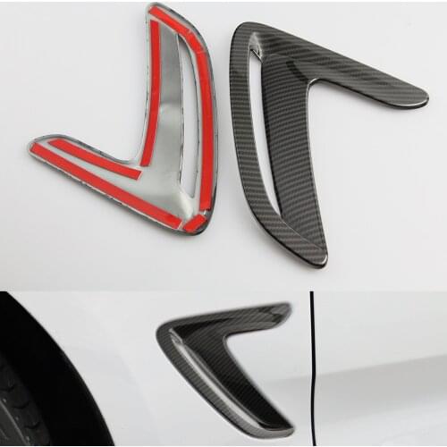 Fender Vent Cover For BMW 3 Series F34 Gran Turismo F30 2013-2018 ABS Carbon Look Side Wing Air Flow Sticker Accessories
