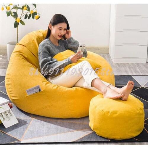 Lazy Sofa Bean Bag Recliner Granule Super Large Removable And Washable Single Bedroom Balcony Leisure Small Tatami