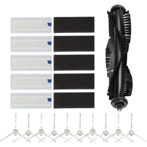 Hot 16Pcs/Set Replacement Sponge Filter Mian Side Brushes Kit for 360 S6 Robotic Vacuum Cleaner Accessories