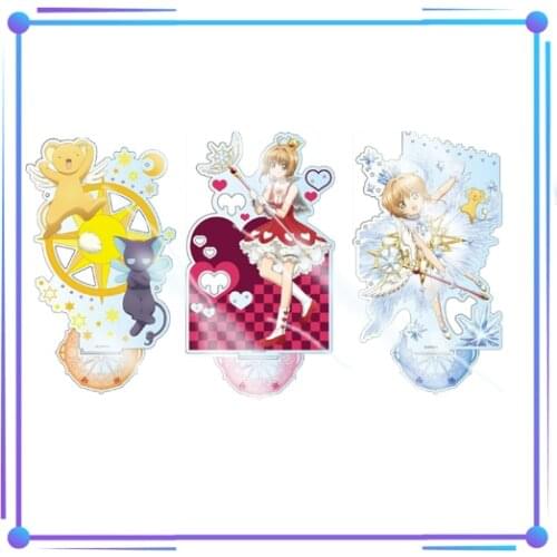 2021New Japan Anime Card Captor SAKURA Cartoon Acrylic Tabletop Decor Toy Figure Model Plate Cosplay Stand