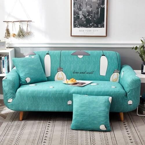 New Geometry Plaid Sofa Cover Stretch Sofa Covers for Living Room Elastic Couch Chair Cover Sofa Towel 1/2/3/4-seater 2021 F8578