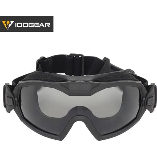 IDOGEAR TacticalAirsoft Paintball Goggles Adjustable Regulator Glasses Set Windproof Anti-fog For CS Wargame 6905