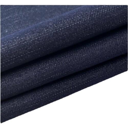 Width 59'' Solid Color Comfortable Soft Wrinkle Resistant Stretch Denim Fabric By The Yard For Pants Jacket T-Shirt Material