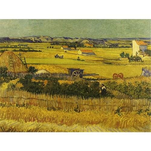 Landscape Famous Vintage Van Gogh The Starry Night DIY 11CT Cross Stitch Embroidery Kits Needlework Craft Set Sale