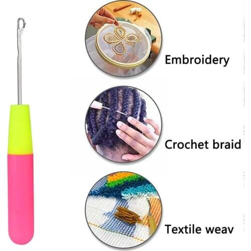Plastic Crochet Needles Wig crochet Jumbo Braids Hair Weaving Wig Knitting Tool Dirty Braid Crochet Knitting Tool Sweater Needle