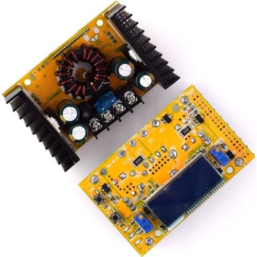 10A DC Adjustable LCD Display CC CV Step down Power Supply Module Boost Converter 12v 24v 36v 40v 100w