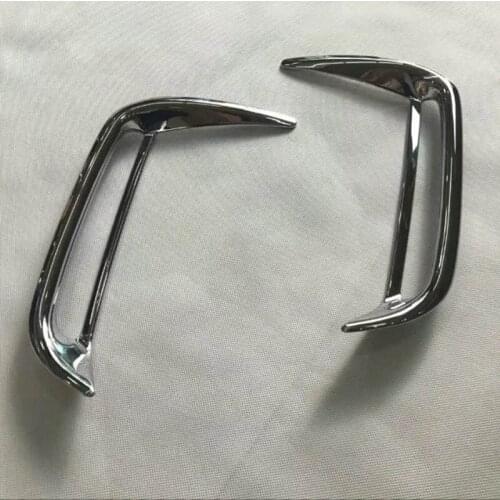 For Honda Freed 2017 2018 2019 Car Rear Fog Light Frame Tail Foglight Lamp Ring Cover Trim Protector Sticker ABS Car Accessories