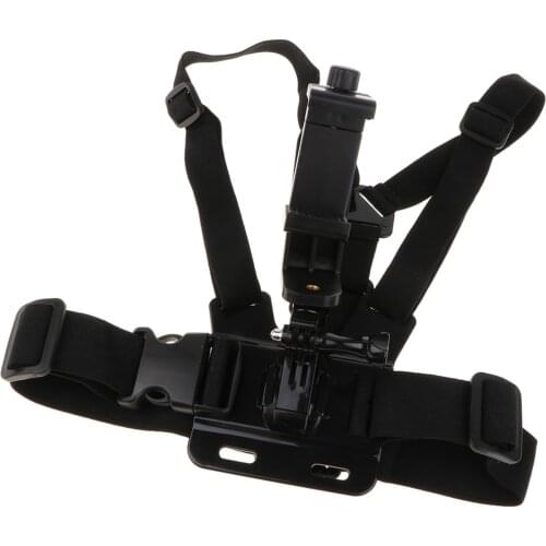 Chest Body Adjustable Mount Strap Outdoor Holder With Clip For Smartphone